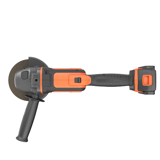 Akumulatorowa szlifierka kątowa 125mm, 18V / 4.0Ah